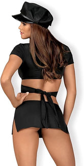 Obsessive Police Women Costume 4 Piece Fancy Dress Ups